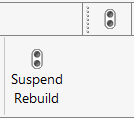 Suspend Rebuild commands in toolbar and command manager
