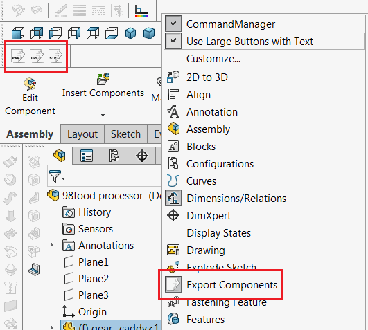 Select a continuous group of entities | GrabCAD Groups