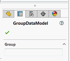 Group box created from the complex type