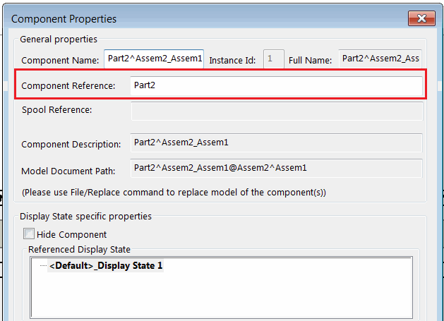 Copy Component Name To Component Reference