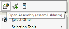Open assembly command