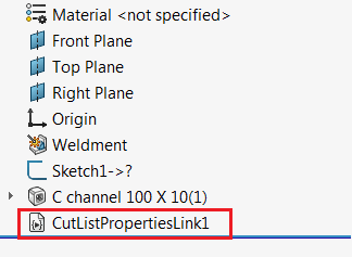 Link Cut-List Custom Properties To File Custom Properties