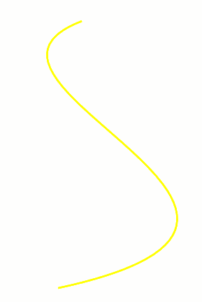 Preview of b-spline curve