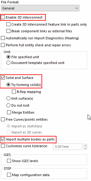 Bestemt Sammenhængende Footpad Macro to import STEP files and save as SOLIDWORKS files using a sub-folder with the same name Bestemt Sammenhængende Footpad Macro to import STEP files and save as SOLIDWORKS files using a sub-folder with the same name