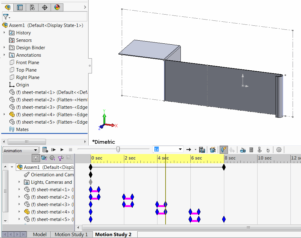 Macro animates switching of configurations using SOLIDWORKS API Macro animates switching of configurations using SOLIDWORKS API
