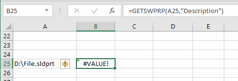 Calculation error in cell
