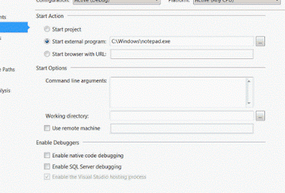 Debugging add-in in the Notepad